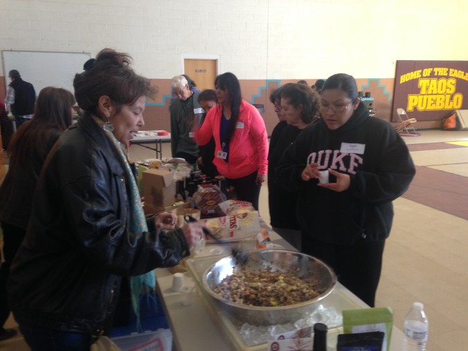 Market event at Taos Pueblo's Community Center