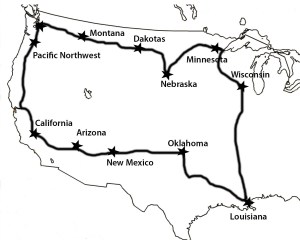 Roadtrip Route