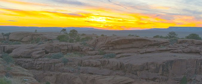 Amazing Sunset on the Navajo Reservation