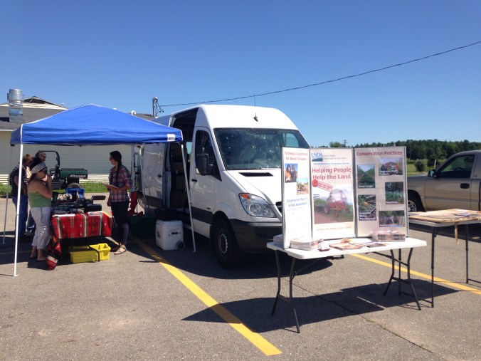 With NRCS at Saginaw Chippewa's Elijah Elk Cultural Center & Seven Generations Farm
