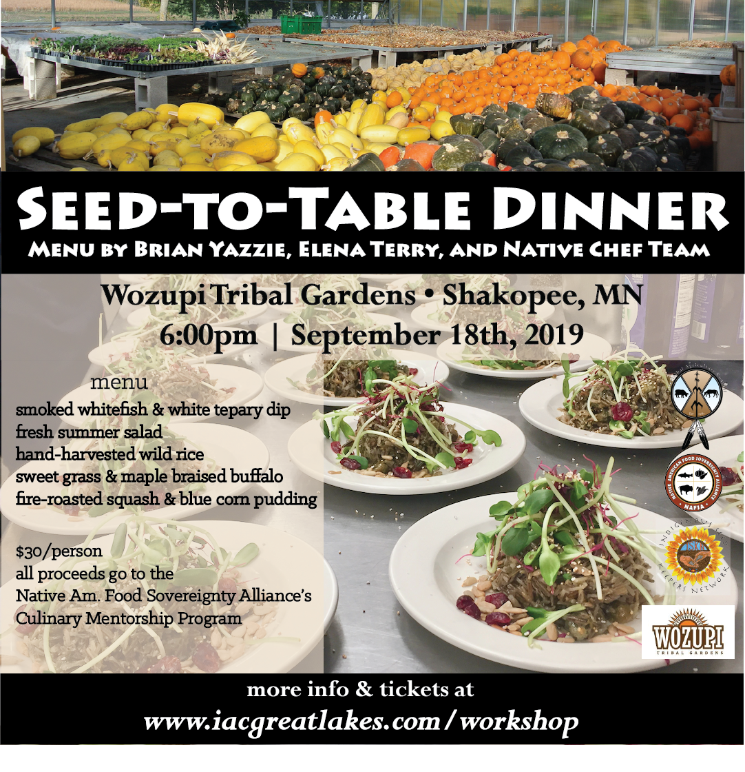 seed to table dinner#2