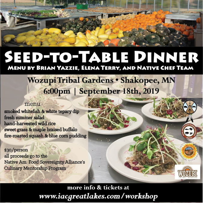 seed to table dinner#2